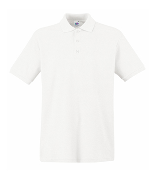 POLO PREMIUM ( FRUIT OF THE LOOM ) bianco